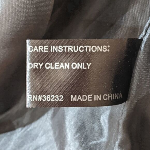 Giacca Women's Charcoal Grey Buttoned Wool Coat Size L - Picture 8 of 10